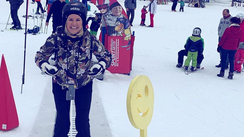 Monica Ivancan: Ihr Sohn Anton (3) fährt besser Ski als sie!