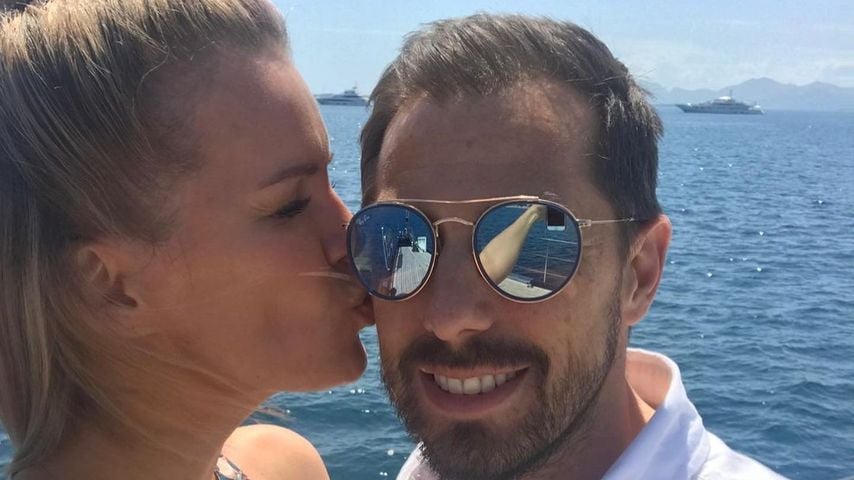 Monica Ivancan und Christian Meier im Urlaub
