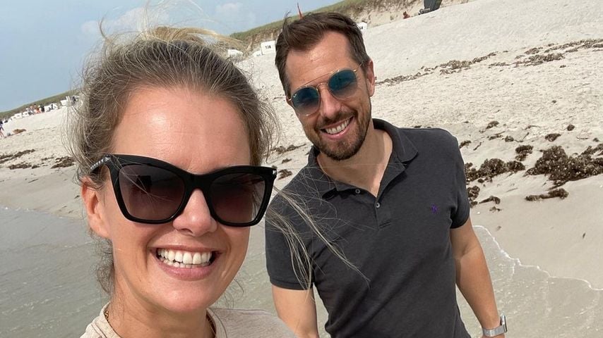 Monica Ivancan mit ihrem Mann Christian Meier