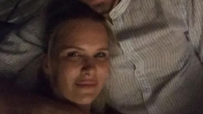 Monica Ivancan mit ihrem Partner Christian Meier