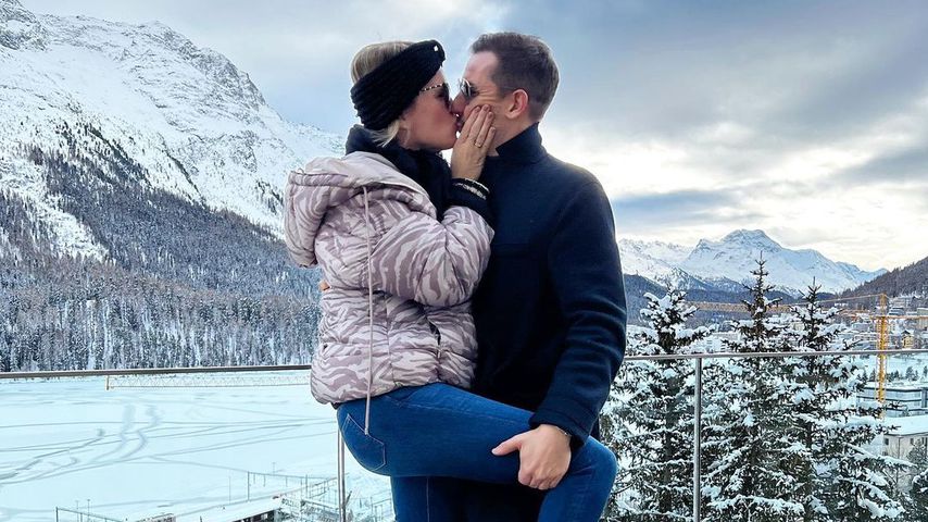 Monica Ivancan teilt süßes Pärchenbild aus dem Skiurlaub