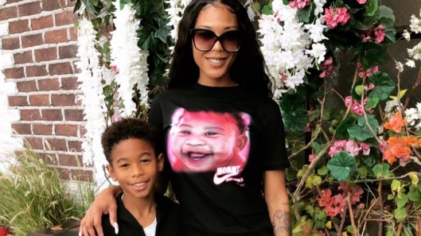 Moniece Slaughter (r.) mit ihrem Sohn Kamron