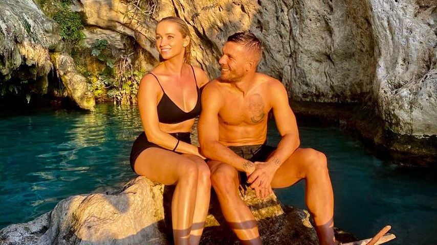 Monika und Lukas Podolski in Antalya, 2020