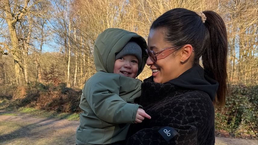 Montana Brown mit Sohn Jude, Februar 2025