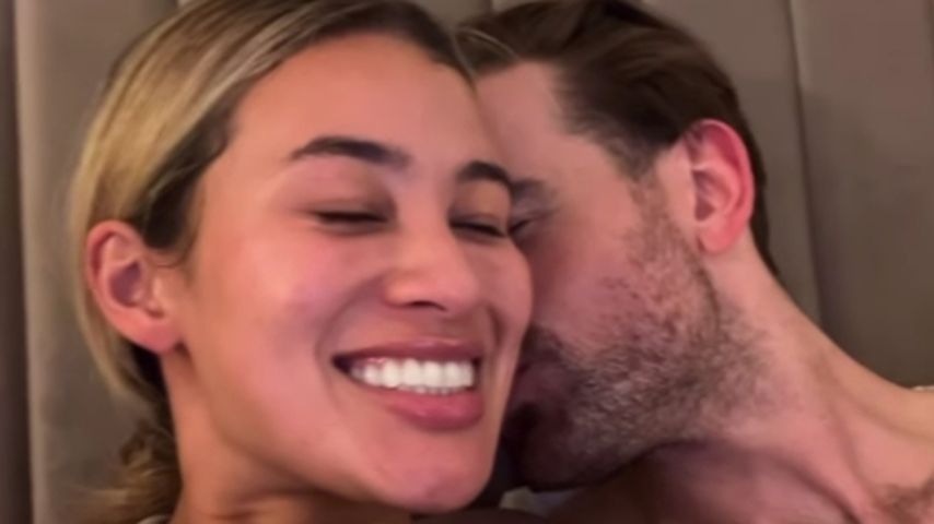 UK-"Love Island"-Bekanntheit Montana Brown mit ihrem Freund Mark O'Connor