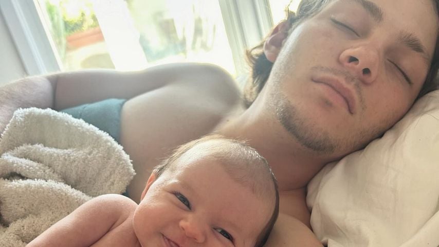 Montana Jordan und seine Tochter Emma Rae im Juli 2024