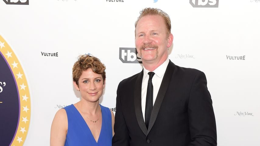 Morgan Spurlock und seine Frau Sarah Bernstein im April 2017