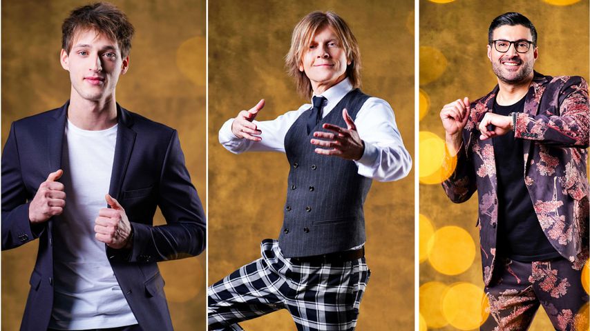 Collage: Moritz Hans, John Kelly und Sükrü Pehlivan als Kandidaten bei "Let's Dance" 2020