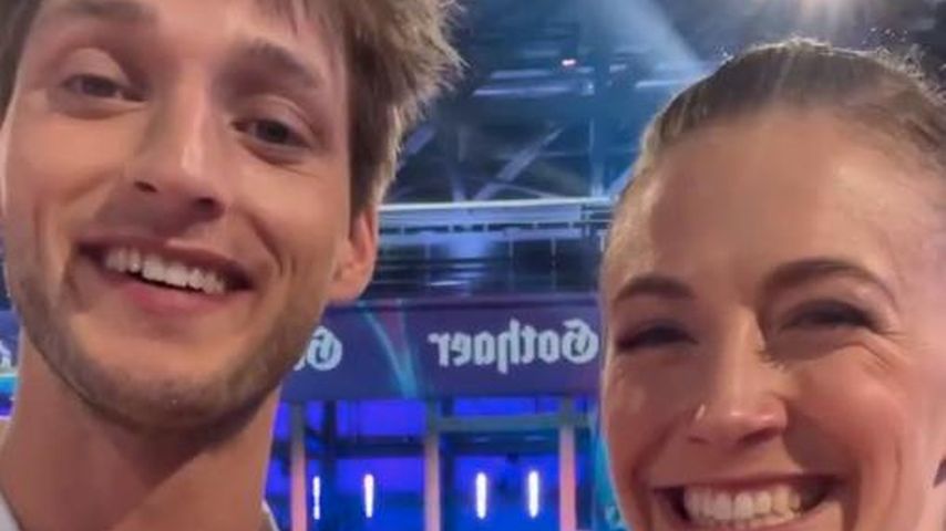 Moritz Hans und Stefanie Edelmann beim "RTL Turmspringen"