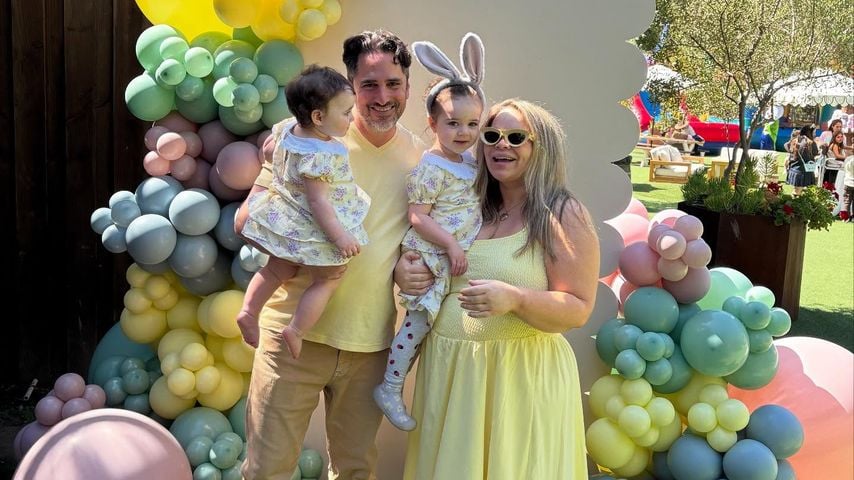 Moses Hacmon und Trisha Paytas mit ihren Töchtern Malibu und Elvis