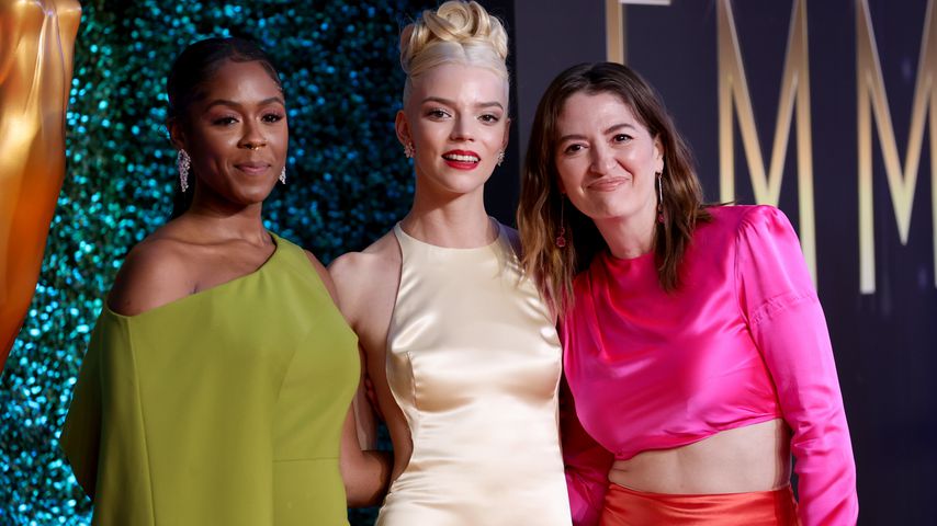 Moses Ingram, Anya Taylor-Joy, und Marielle Heller bei den Emmy Awards 2021