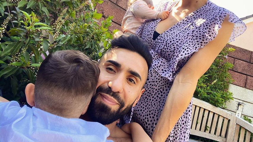 MoTrip mit seiner Freundin Larissa und den gemeinsamen Kindern