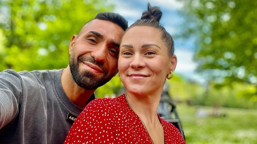 Rapper MoTrip mit seiner Frau Larissa