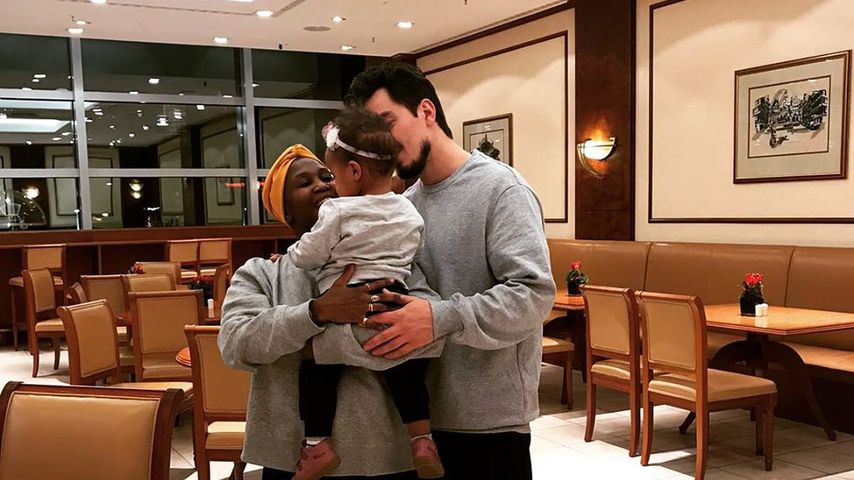 Motsi Mabuse, Evgenij Voznyuk und ihre Tochter