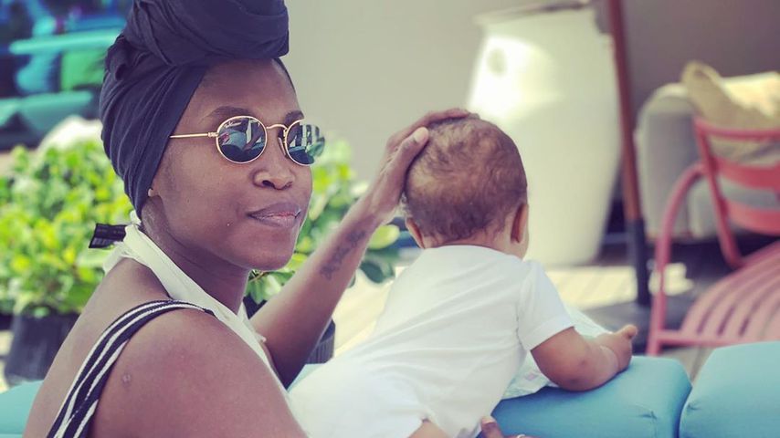 Motsi Mabuse mit ihrer Tochter