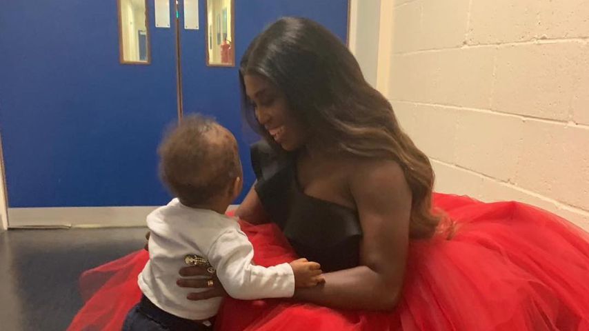 Motsi Mabuse mit ihrer Tochter