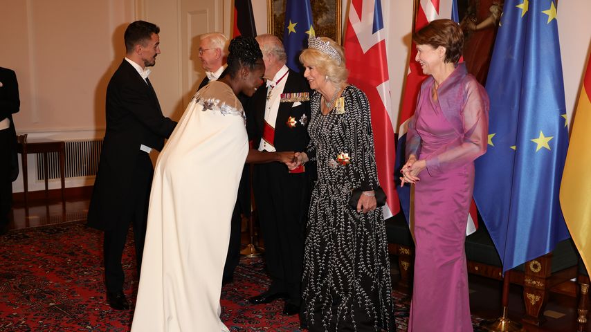 Evgenij Voznyuk, Motsi Mabuse, Frank-Walter Steinmeier, König Charles und Königsgemahlin Camilla