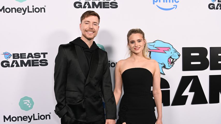 MrBeast und Thea Booysen, "Beast Games"-Premiere, Kalifornien 2024