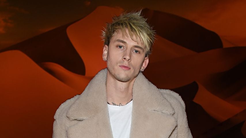 Musiker Machine Gun Kelly bei der Balmain Menswear Show im Januar 2020