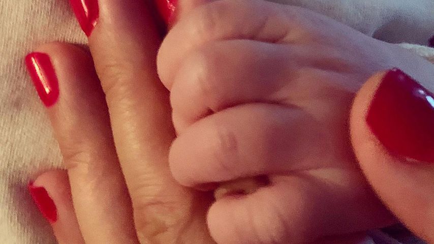 Myleene Klass mit ihrem Baby