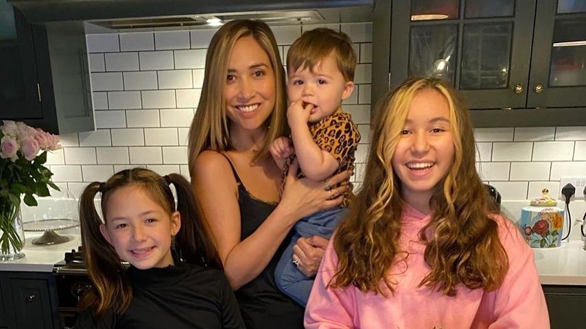 Myleene Klass mit ihren drei Kindern
