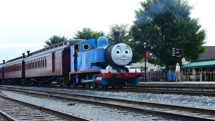 Nachbildung von Thomas, die kleine Lokomotive