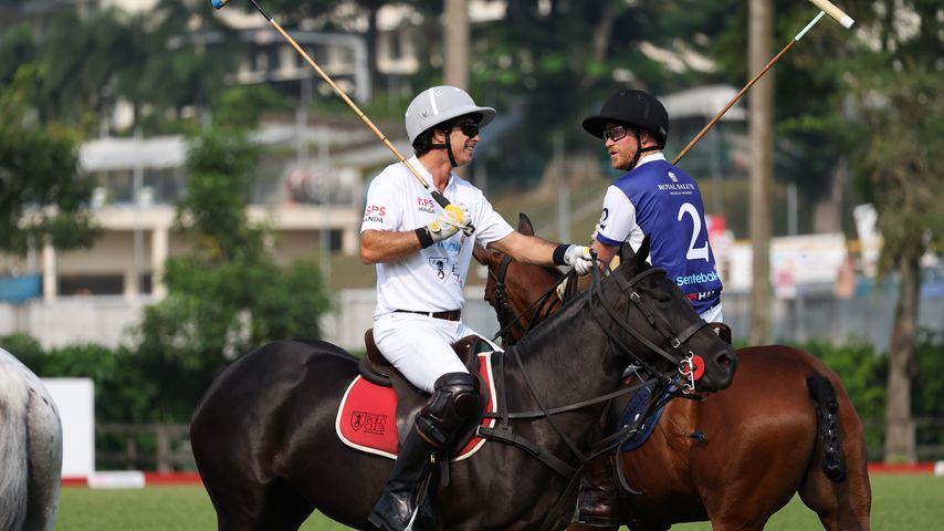 Nacho Figueras und Prinz Harry beim Polo Cup von Sentebale, August 2023