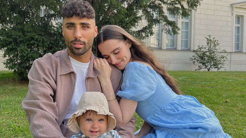 Nader, Imani und Louisa Jindaoui im Juli 2022