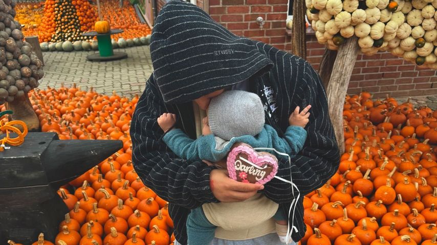 Nader Jindaoui mit seinem Sohn Nidal, September 2024