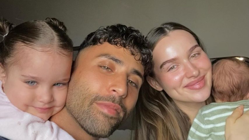 Nader und Louisa Jindaoui mit ihren Kindern Imani und Nidal, Mai 2024