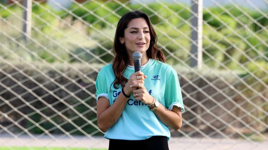 Nadia Nadim im November 2022 in Doha, Katar