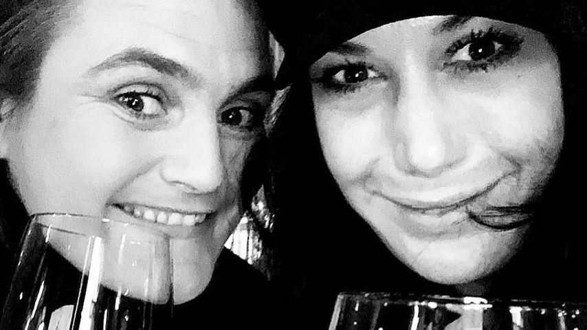 Nadine Angerer mit ihrer Frau Magdalena