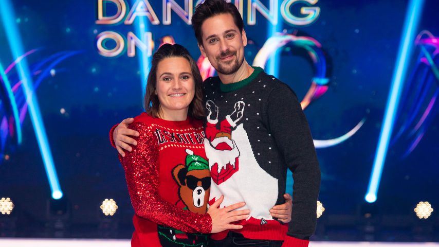 Nadine Angerer und David Vincour bei "Dancing on Ice" 2019