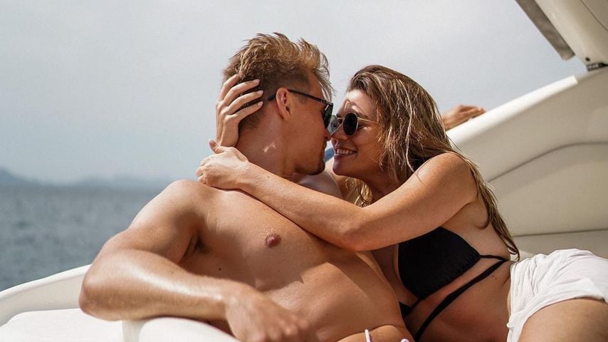 Nadine Klein mit ihrem Freund Tim
