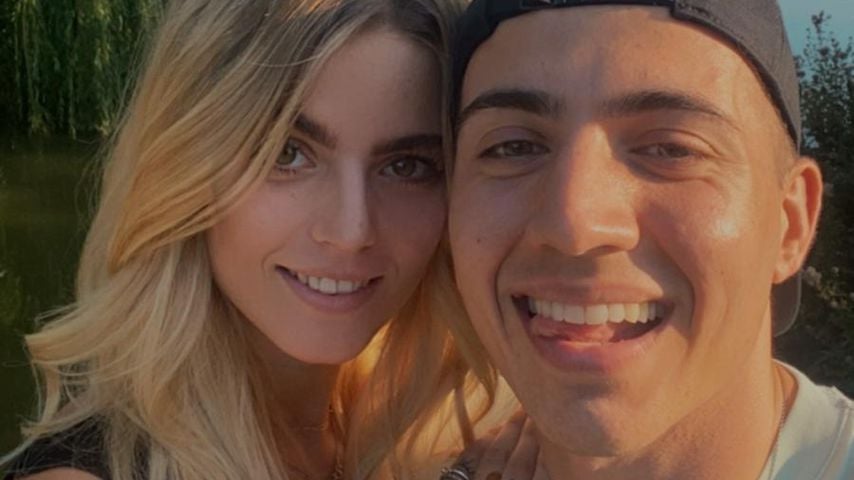 Nadine Wimmer mit ihrem Freund Mitchy Katawazi