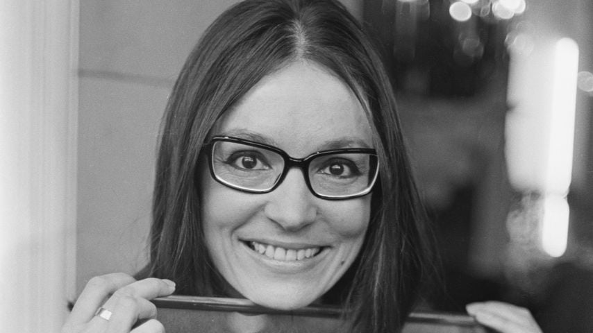 Sängerin Nana Mouskouri im Jahr 1971