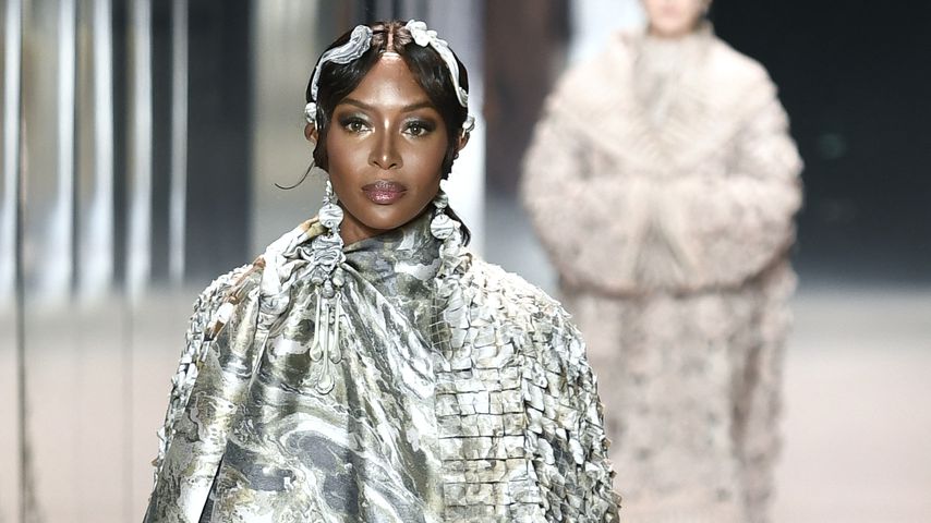 Naomi Campbell auf dem Laufsteg, 2021