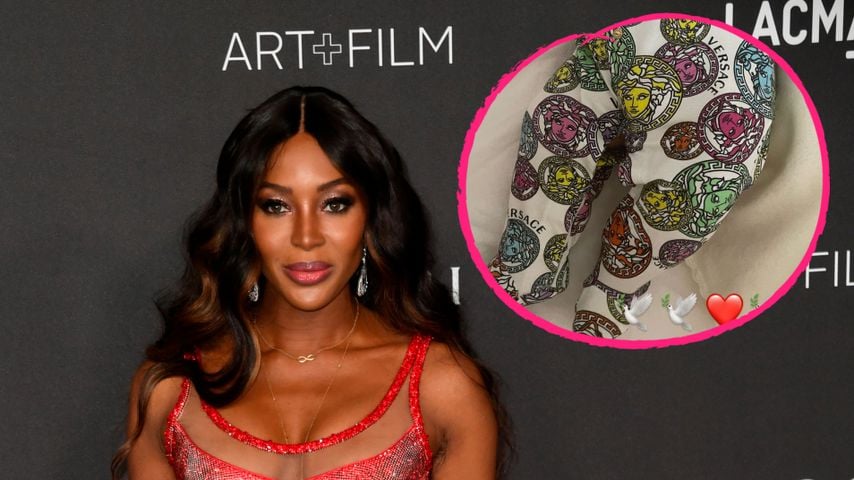 Luxus-Strampler: Naomi Campbell gibt seltenen Mama-Einblick