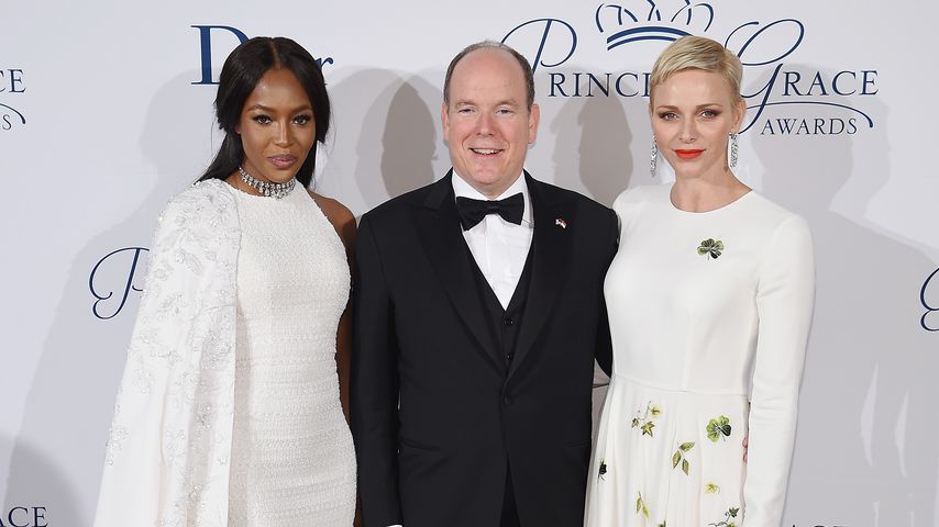 Naomi, Campbell, Fürst Albert II. und Fürstin Charlène, 2016