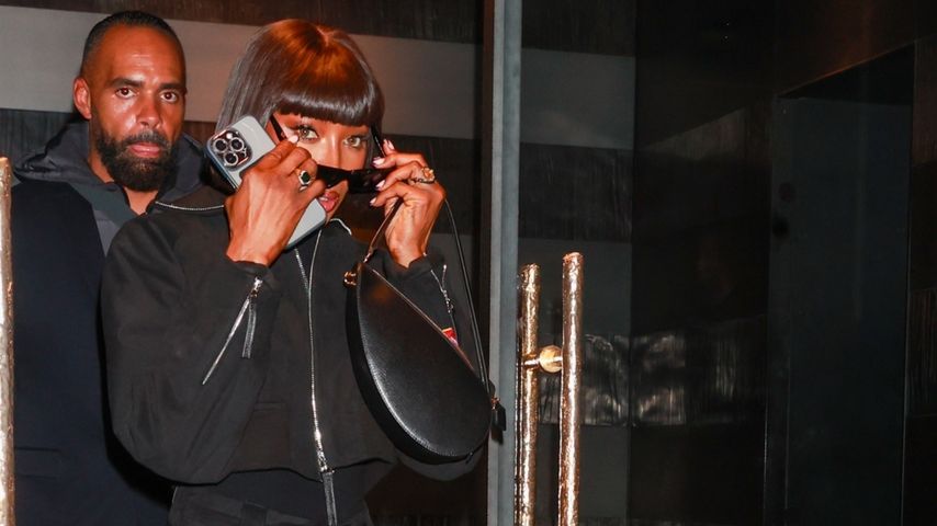 Langweilig? Naomi Campbell im sportlichen Outfit in Paris