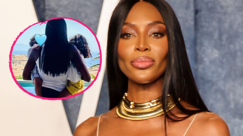 Collage: Naomi Campbell und ihre Kinder