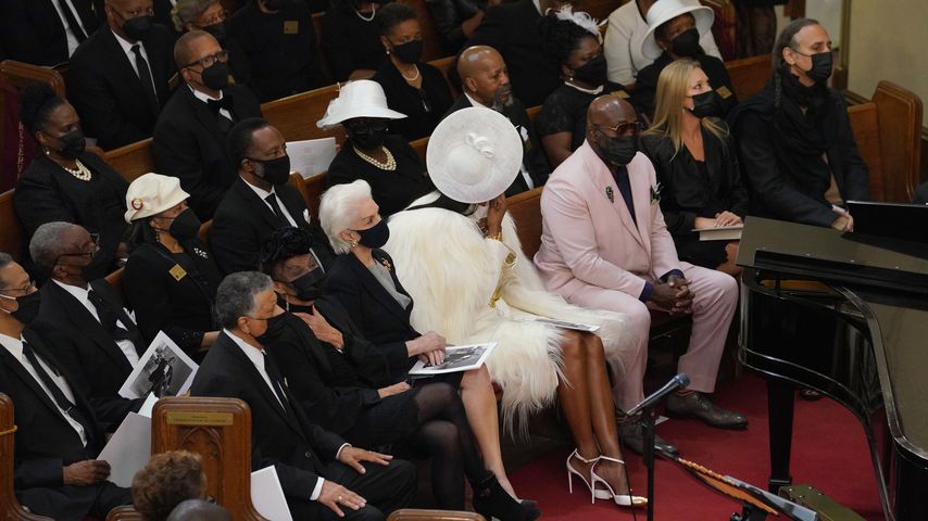 Naomi Campbell auf der Beerdigung von André Leon Talley im April 2022