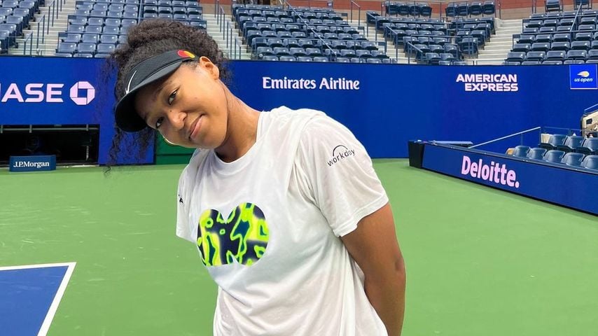 Naomi Osaka bei einem Spiel in New York