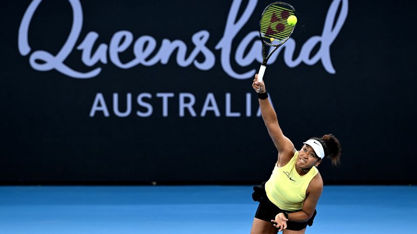 Naomi Osaka im Januar 2024 in Brisbane
