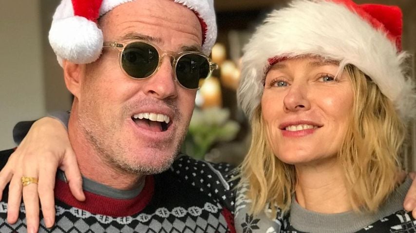 Naomi Watts mit ihrem Ehemann