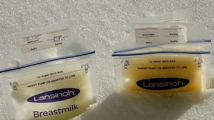 Nara Smith bewahrt ihre Muttermilch im Schnee zur Kühlung auf, Februar 2026