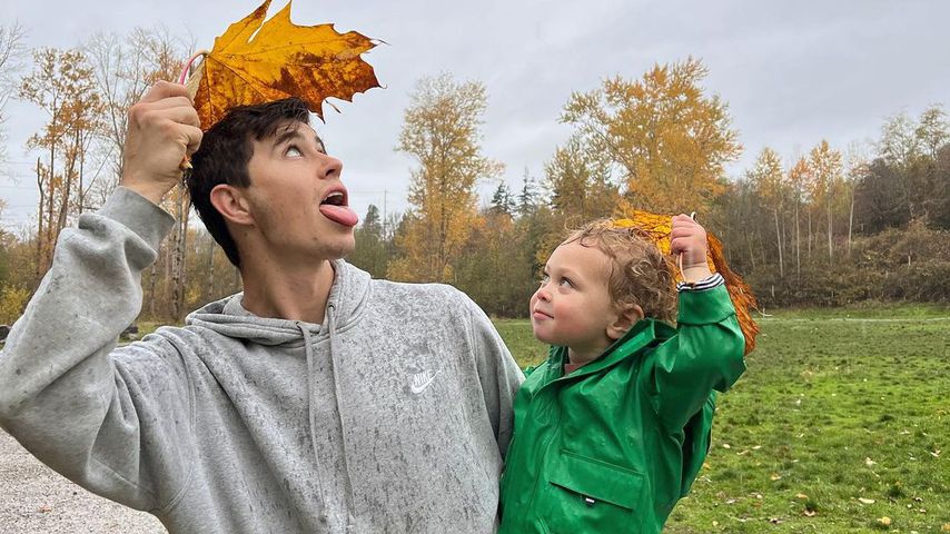Nash Grier mit seinem Sohn