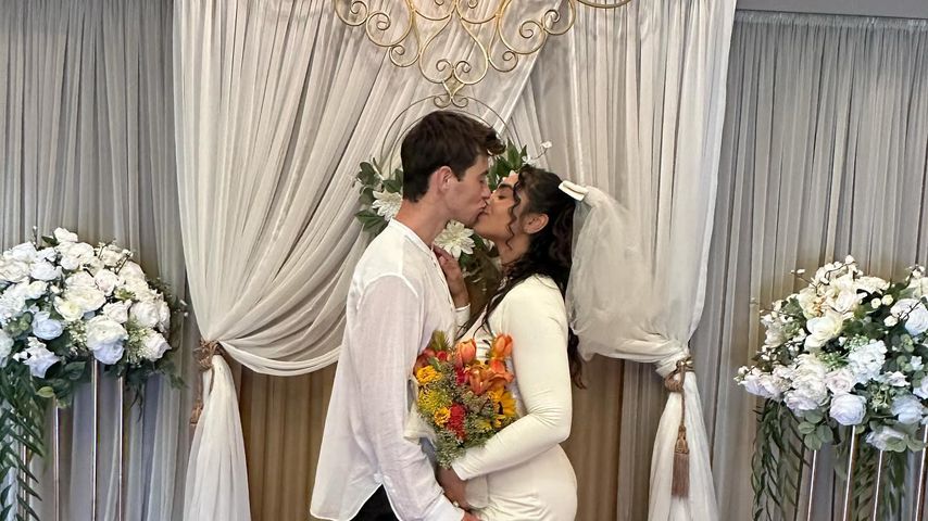 Nash Grier und Taylor Giavasis bei ihrer Hochzeit, Dezember 2024