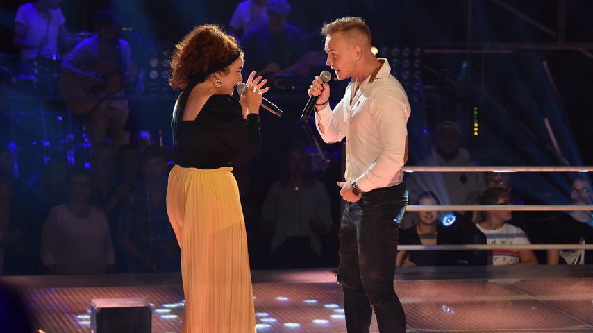 Nastja Isabella Zahour und Erwin Kintop bei den Battles von "The Voice of Germany"