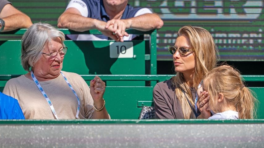 Natalia Fateeva, Sophia Thomalla und Mayla bei den Terra Wortmann Open 2026 in Halle.